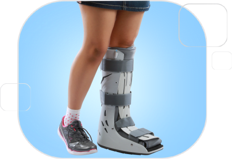 Dyna-Esycast Pneumatic Walker