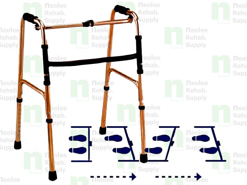 2 in 1 Folding / Reciprocal Walking Frame