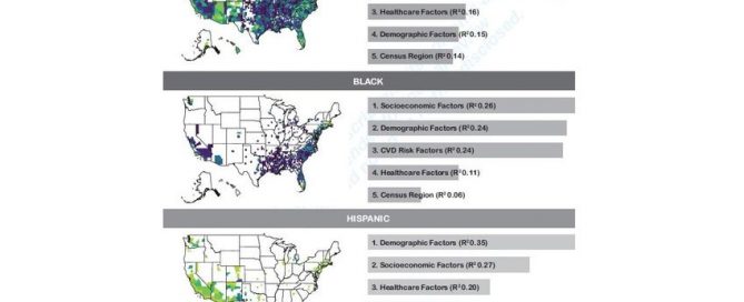 County where people live may predict some cardiovascular death by race, ethnicity