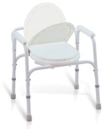 Deluxe Steel Commode Chair